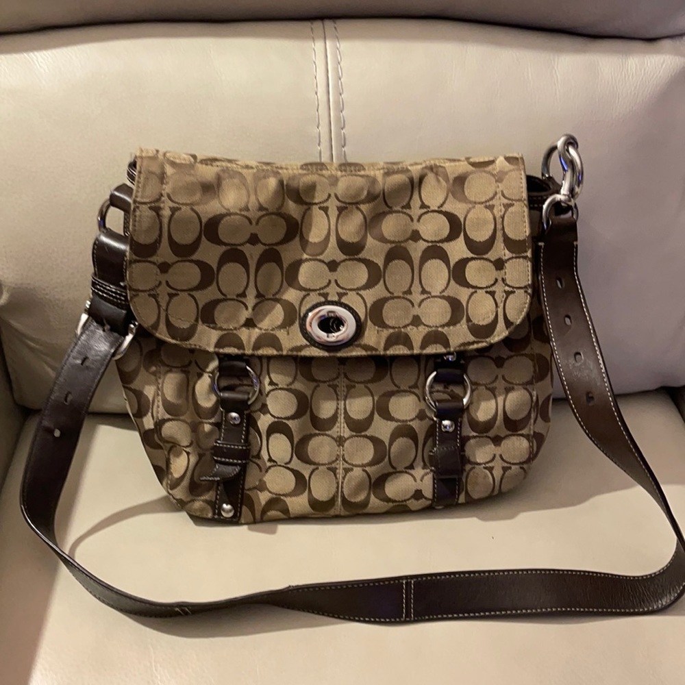 Authentic Adjustable Crossbody Coach Bag